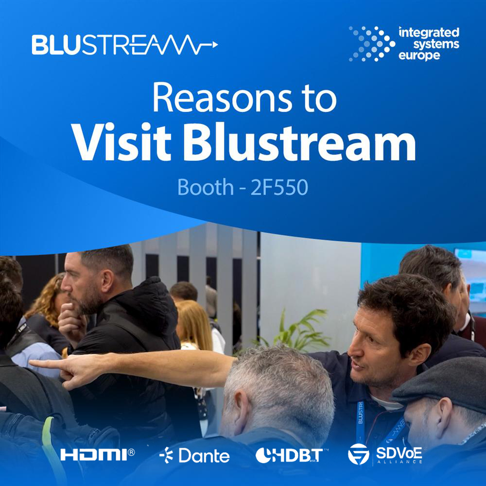 See the future of AV Distribution with Blustream at ISE2026!. Blustream